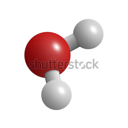 Wasser 3D Rendering Labor Labor Chemie Stock foto © cnapsys