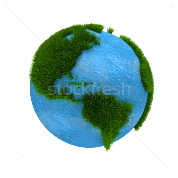 Stock photo: 3D Earth