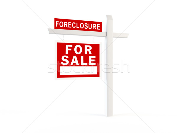 Foreclosure sign Stock photo © cnapsys