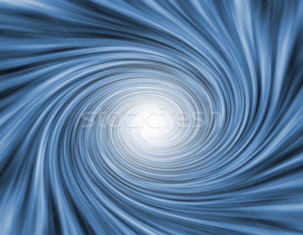 Azul vórtice 3D agujero negro remolino Foto stock © cnapsys