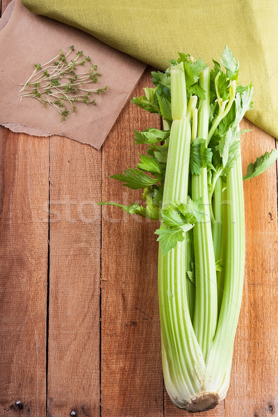 Celery and salad crees Stock photo © Coffeechocolates