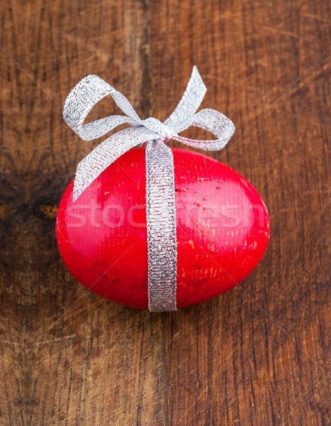 Red painted egg Stock photo © Coffeechocolates