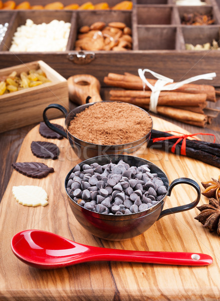 Baking with Chocolate Stock photo © Coffeechocolates