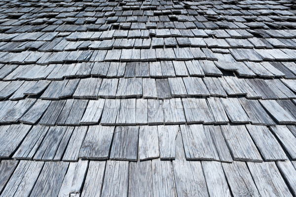 Wooden shingles background Stock photo © Coffeechocolates