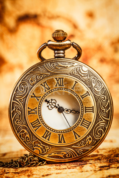 Vintage pocket watch Stock photo © cookelma