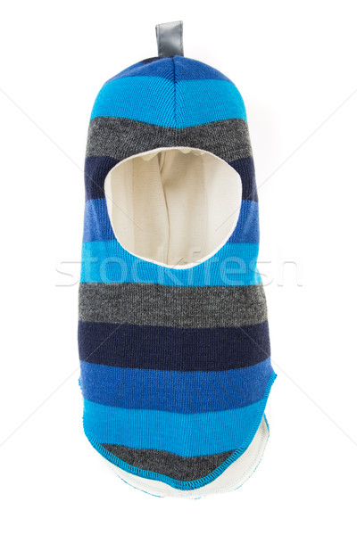Ninos sombrero casco uno agujero esquí Foto stock © cookelma