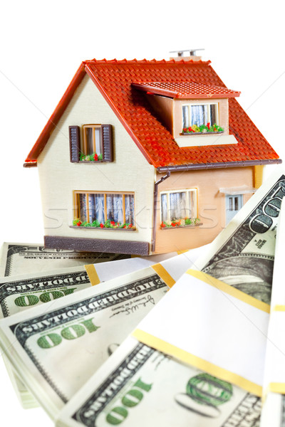 Stock fotó: Ház · bankjegyek · pénz · otthon · dollár · adó