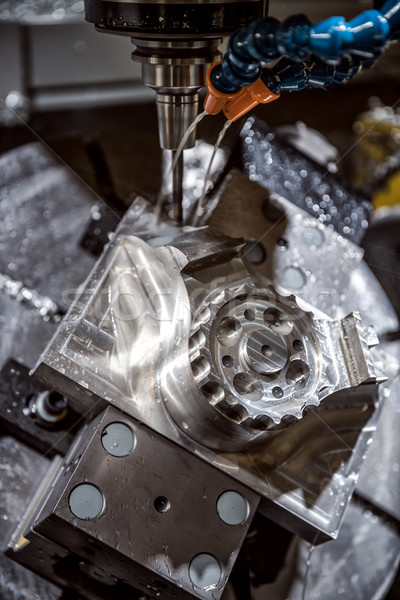 Metalworking CNC milling machine. Stock photo © cookelma