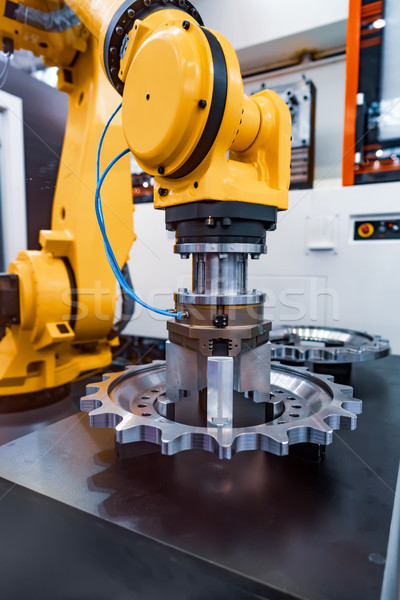 Robotic Arm modern industrial technology. Automated production c Stock photo © cookelma