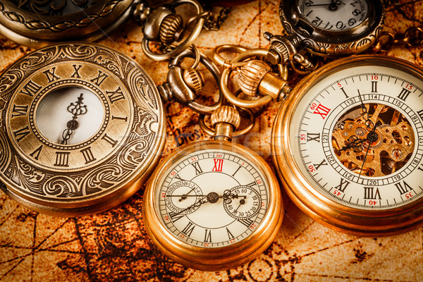 Vintage pocket watch Stock photo © cookelma