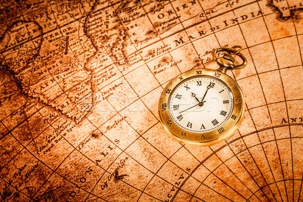 Vintage pocket watch Stock photo © cookelma