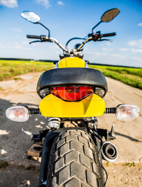 Motorcycle on the road Stock photo © cookelma