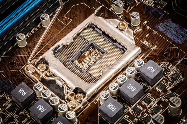 Modern motherboard Stock photo © cookelma