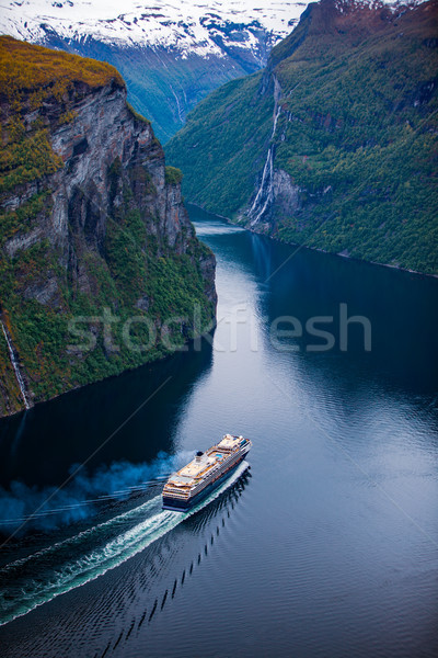 Geiranger fjord, Norway. Stock photo © cookelma