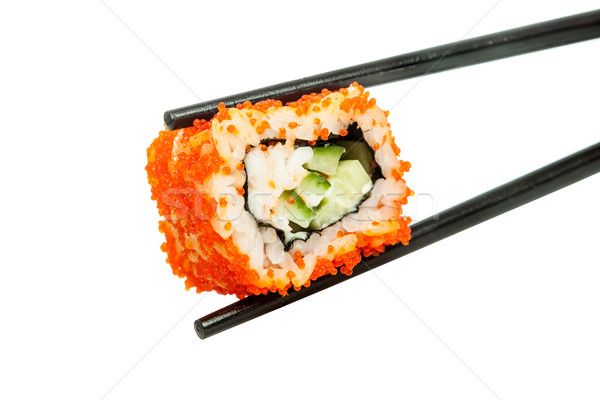 Сток-фото: суши · Калифорния · катиться · белый · рыбы · кухне