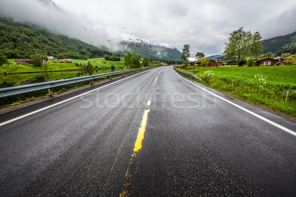 Road in Norway Stock photo © cookelma