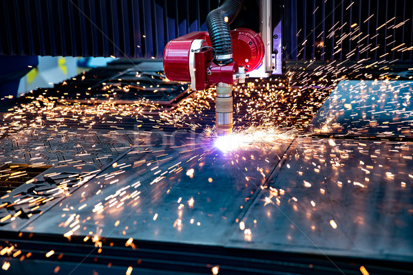 Laser metal moderno industriali tecnologia Foto d'archivio © cookelma