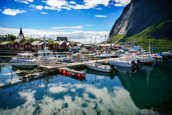 Archipel marina bateau Norvège paysages [[stock_photo]] © cookelma