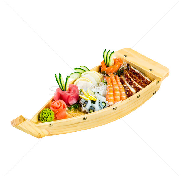 海 食品 白 日本語 魚 ストックフォト © cookelma