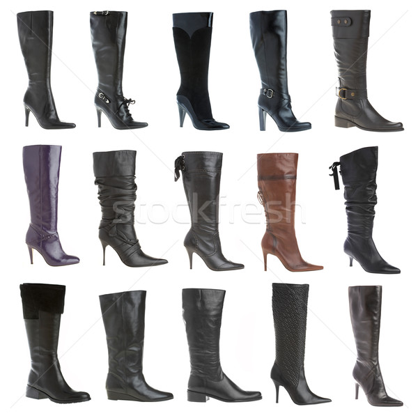 Autumn and winter female footwear Stock photo © cookelma