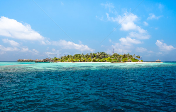 Maldives indian océan hôtel île plage [[stock_photo]] © cookelma