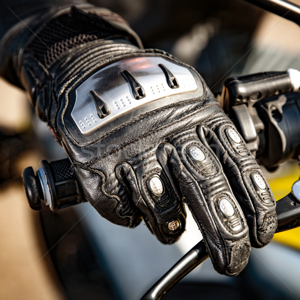 Stock photo: Motorcycle Racing Gloves