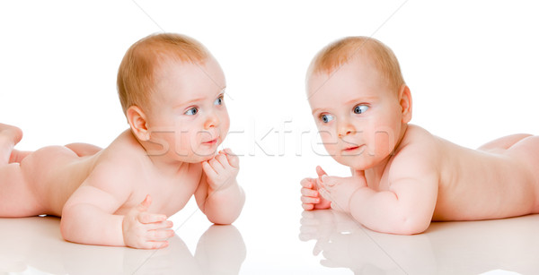 二 嬰兒 白 家庭 孩子 年輕 商業照片 © cookelma