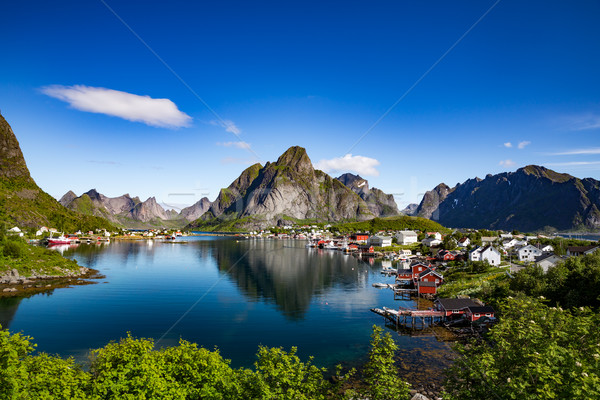 Lofoten archipelago islands Norway Stock photo © cookelma