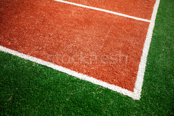 Tenis kortu sağlık arka plan yaz uzay Stok fotoğraf © cookelma