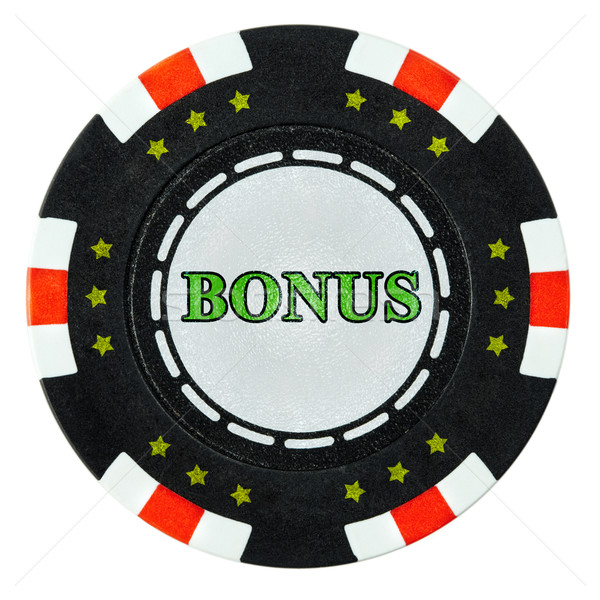 Spiel counter Bonus weiß rot poker Stock foto © cookelma