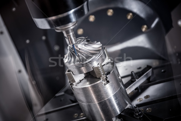 Metalworking CNC milling machine. Stock photo © cookelma