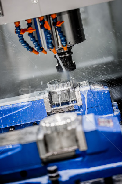 Metalworking CNC milling machine. Stock photo © cookelma