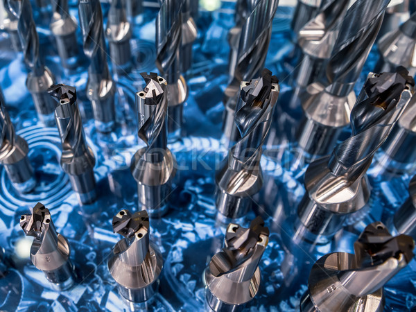Milling cutters are cutting tools typically used in milling mach Stock photo © cookelma