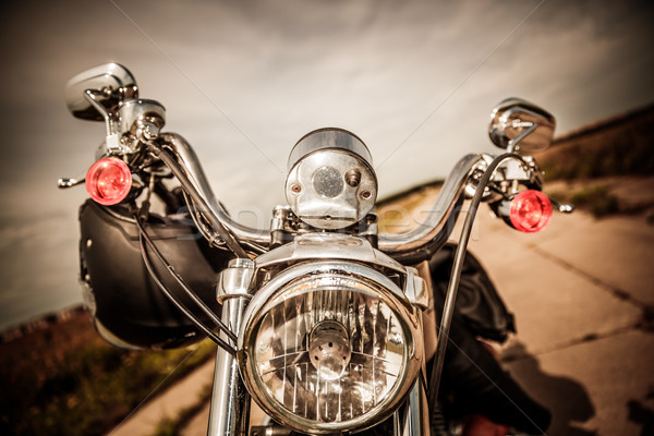 Motorcycle on the road Stock photo © cookelma