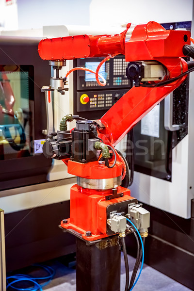 Robotic Arm modern industrial technology. Stock photo © cookelma