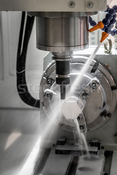 Metalworking CNC milling machine. Stock photo © cookelma