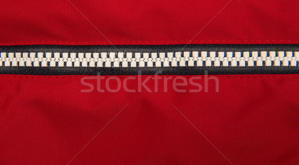 Fermoar roşu proiect ţesătură culoare Imagine de stoc © cookelma