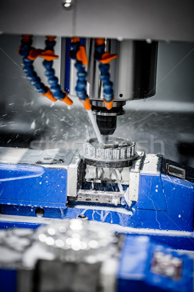 Metalworking CNC milling machine. Stock photo © cookelma