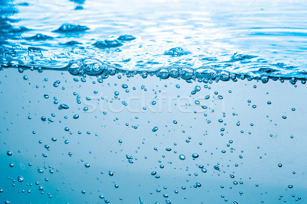 Közelkép víz sok buborékok absztrakt hullám Stock fotó © cookelma