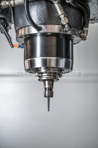 Maschine Schneiden Metall modernen Technologie wenig Stock foto © cookelma