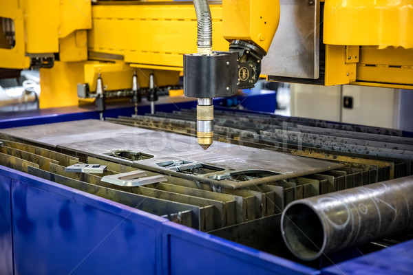Lézer plazma vág fém modern ipari Stock fotó © cookelma