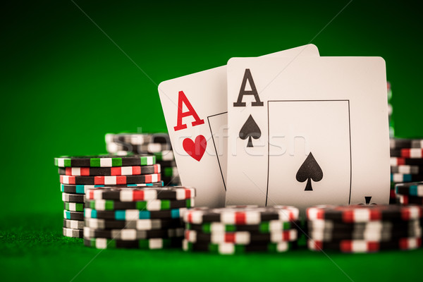 chips and two aces Stock photo © cookelma