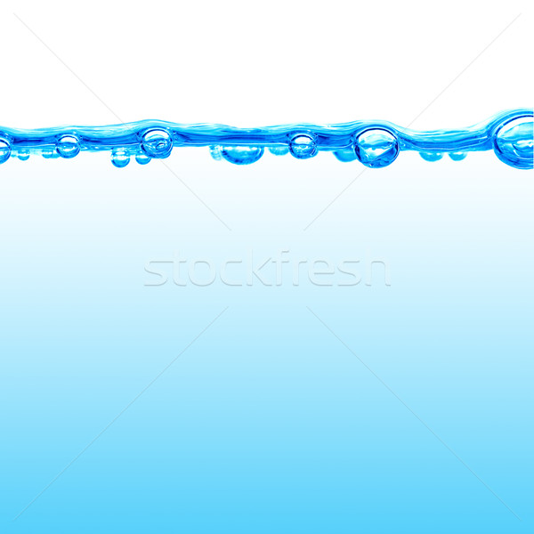 Wasseroberfläche rau weiß Raum blau Welle Stock foto © cookelma