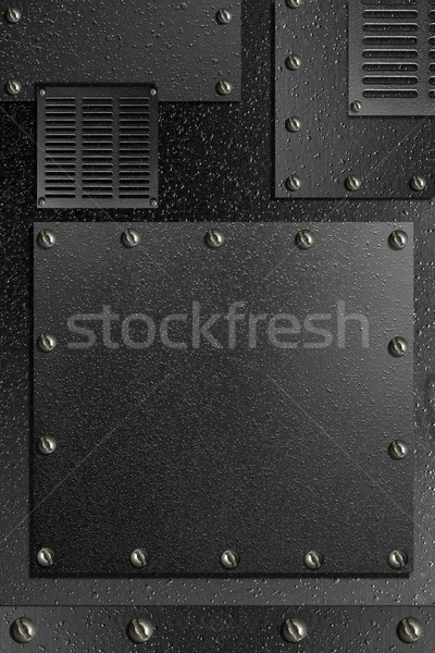 Abstract background from impressive metal Stock photo © cookelma