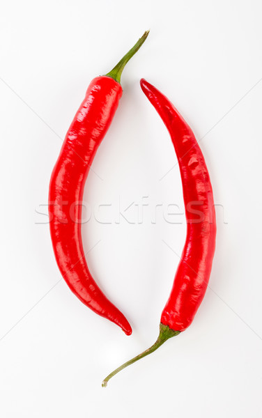 Red chilli peppers Stock photo © cookelma