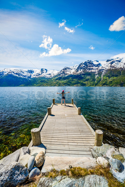 Beautiful Nature Norway. Stock photo © cookelma