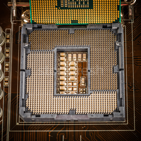Modern motherboard Stock photo © cookelma