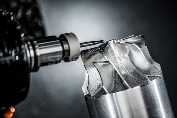 Metalworking CNC milling machine. Stock photo © cookelma