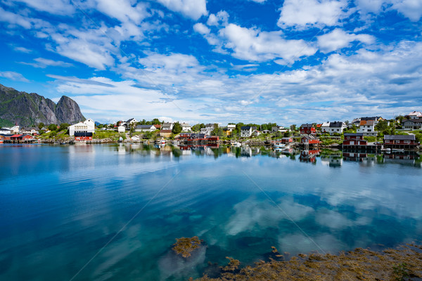 Archipel Norvège paysages dramatique montagnes [[stock_photo]] © cookelma