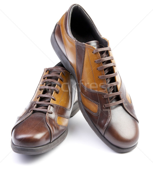 Man's boot on a white background Stock photo © cookelma